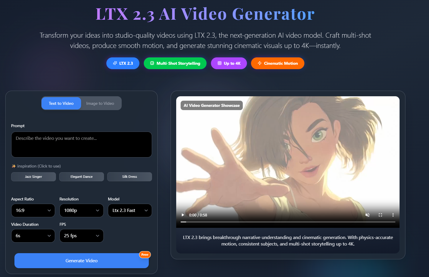 LTX 2.3 AI Video Generator - AI Agent | Buy AI Agents from AI Agent Store